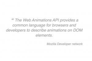 web animations api